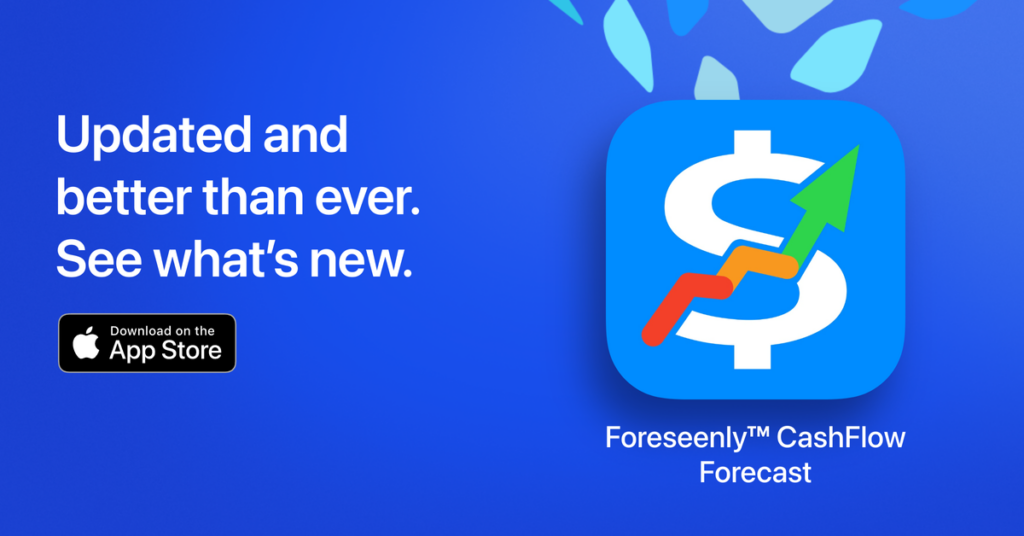 Foreseenly™ CashFlow - Cash flow forecasting made simple!