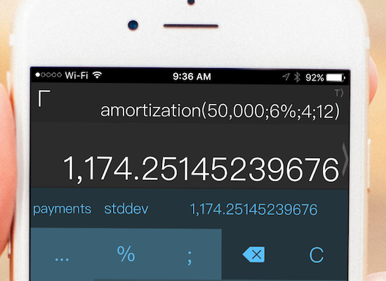 Financial Custom Functions screenshot