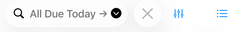Changing to Calendar or List View screenshot